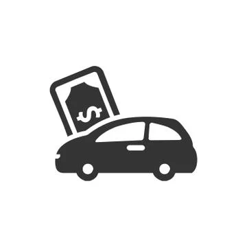 Car Loan Icon Illustrazione stock