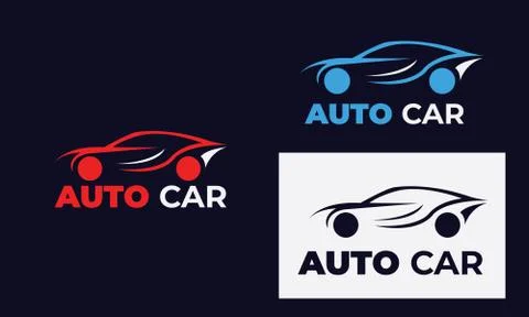 Car logo can also for mechanic, car wash , service , car repair with style mo Stock Illustration