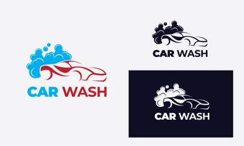 Car logo can also for mechanic, car wash , service , car repair with style mo Stock Illustration