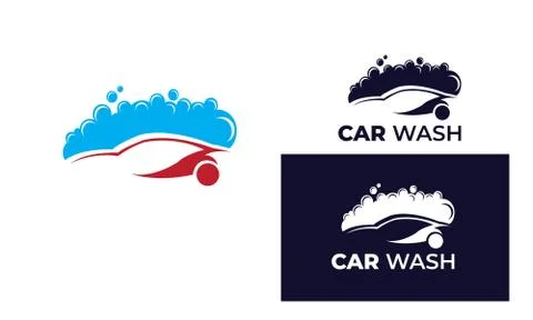 Car logo can also for mechanic, car wash , service , car repair with style mo Illustrazione stock