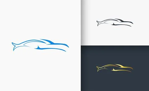 Car Logo design Template set Stock Illustration