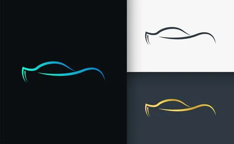 Car Logo design Template set Stock Illustration