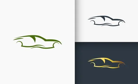 Car Logo design Template set Stock Illustration