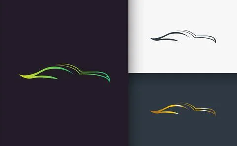 Car Logo design Template set Stock Illustration