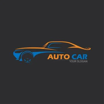 Car logo, emblems, badges. Logo for service car repair, and other design Stock Illustration