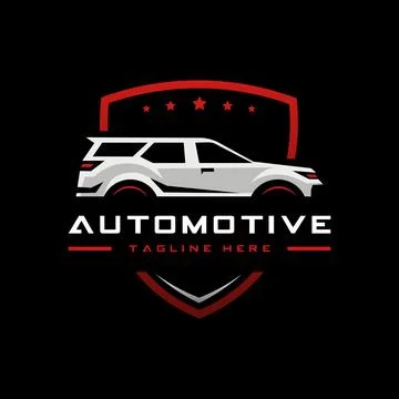 Car logo in shield Stock Illustration