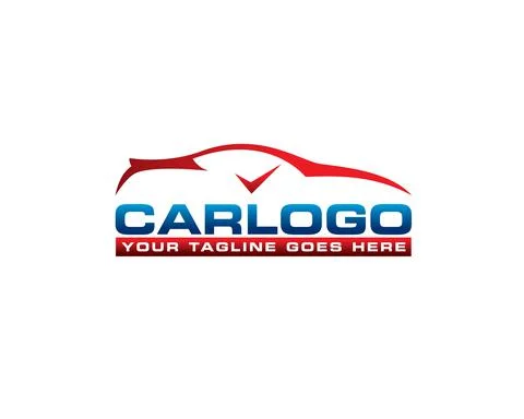 Car logo speed icon Stock Illustration