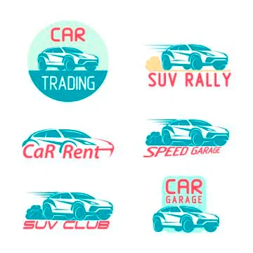 Car Logo Template Design Vector Stock Illustration