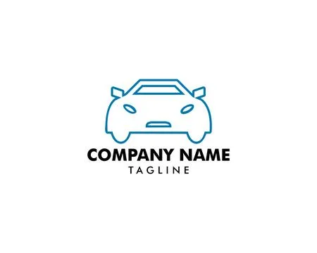 Car logo template vector illustration Illustrazione stock