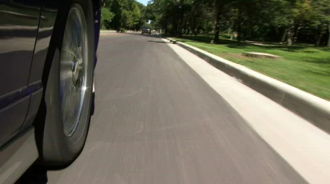 Car Low Angle POV 스톡 동영상 305862