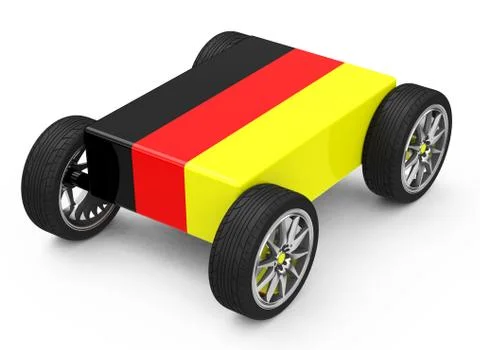 Car made in germany Stock Illustration