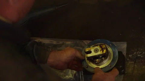 Car Mechanic at Work Stock Footage 31873974