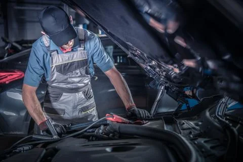 Car Mechanic Work Stock Photos
