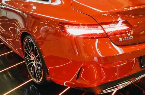 Car Mersedes Benz E-Class. Russia. Saint-Petersburg. June 2017. Foto stock