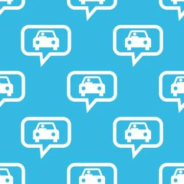 Car message pattern Stock Illustration