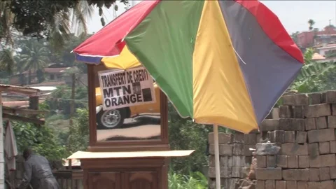 Car in a mirror Stock Footage 80459506