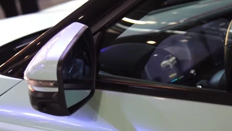 Car mirror Stock Footage 314908126