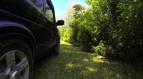 Car in motion Stock-Footage 44051617