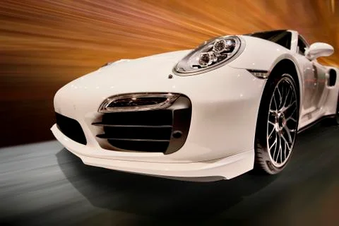 Car in motion Stock Photos