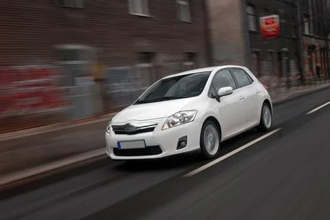 Car in motion Stock Photos