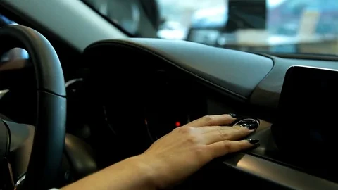 Car motor starting Stock Footage 73395065