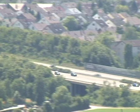 Car on motorway Vídeo Stock 312158