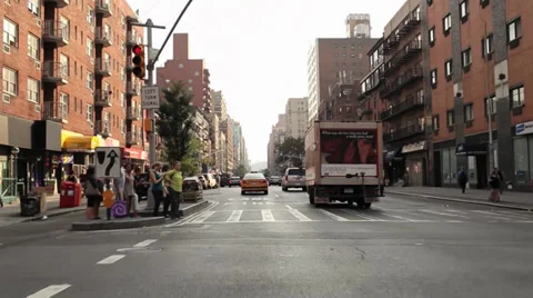 Car Mount Front View NYC Streets 動画素材 29644995