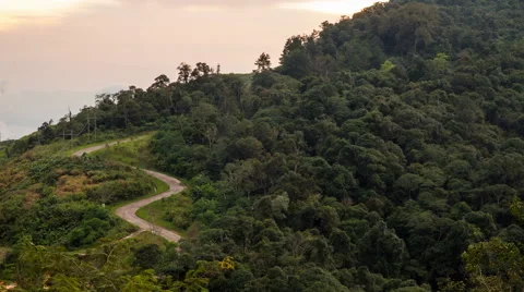 Car mount timelapse from evening to night Stock Footage 45375983