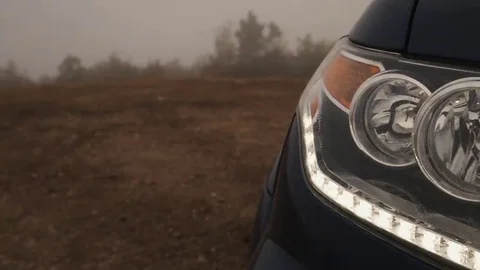 The car in the mountains Stock Footage 69240484