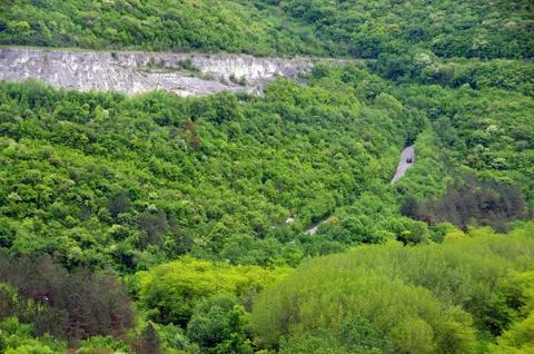 Car in the Mountains Stock Photos
