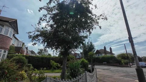 Car Mounted Camera Street View of Sheffield City Tour Stock Footage 314371647