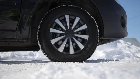 Car movement with slippage Stock Footage 73416365