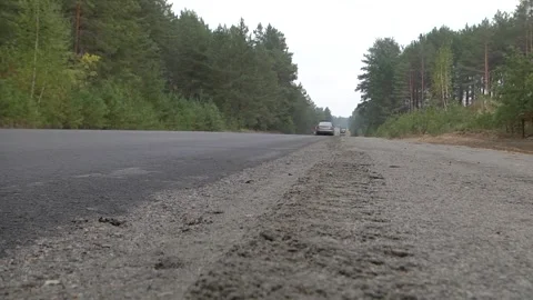 Car moves on the highway Video stock 97814777