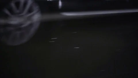 Car moving in a parking area Stock-Footage 71535048