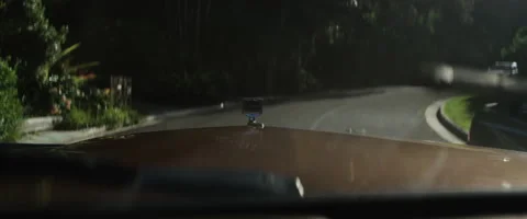 Car moving on road Stock Footage 67021489