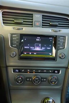 Car multimedia buttons Stock-Fotos