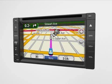 Car navigation 3D Model
