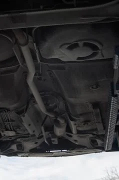 Car that needs to be repaired Foto stock
