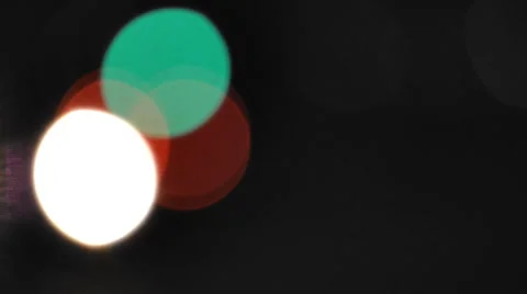 Car Night Bokeh Background Stock Footage 43678478