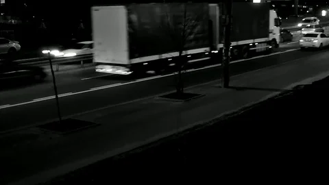 Car At Night Stock Footage 83976941