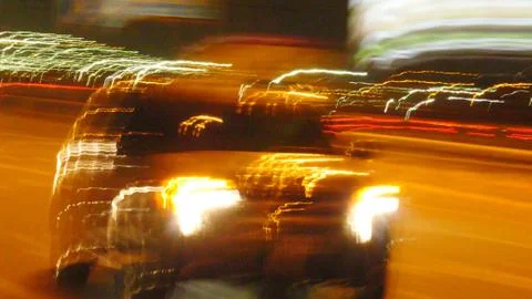 Car at night Stock Photos