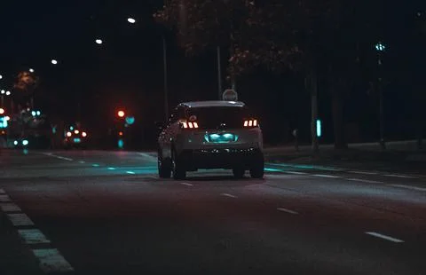 Car night Foto stock