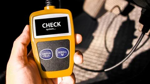 Car OBD2 Engine Diagnostic Scanner Stock Photos