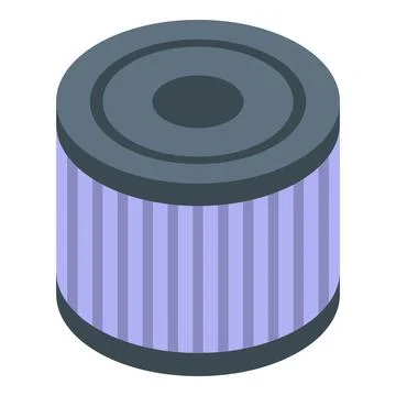Car oil filter providing engine protection and preventing damage Stock Illustration