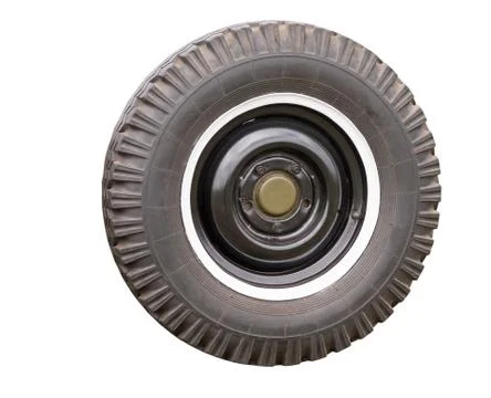Car old wheel Stock Photos