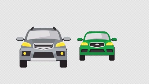 Car overtaking. Stock Footage 263889226