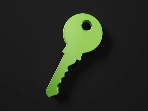 Car paint key symbol Stock Illustration