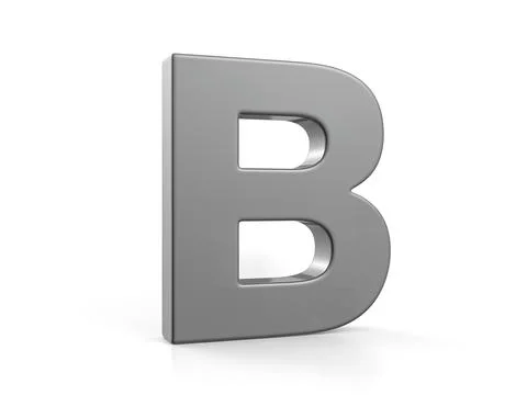 Car paint letter B Stock Illustration