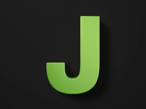 Car paint letter J Stock Illustration