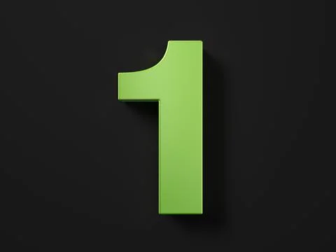 Car paint number one Stock Illustration